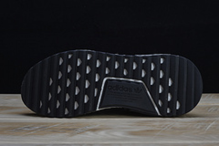 pharrell x  nmd hu tri-color black running shoes 114970010