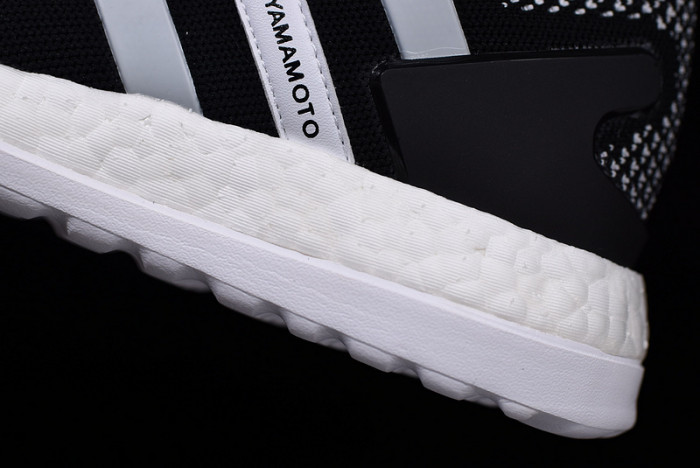  y-3 pure boost zg knit (black / white) aq5731